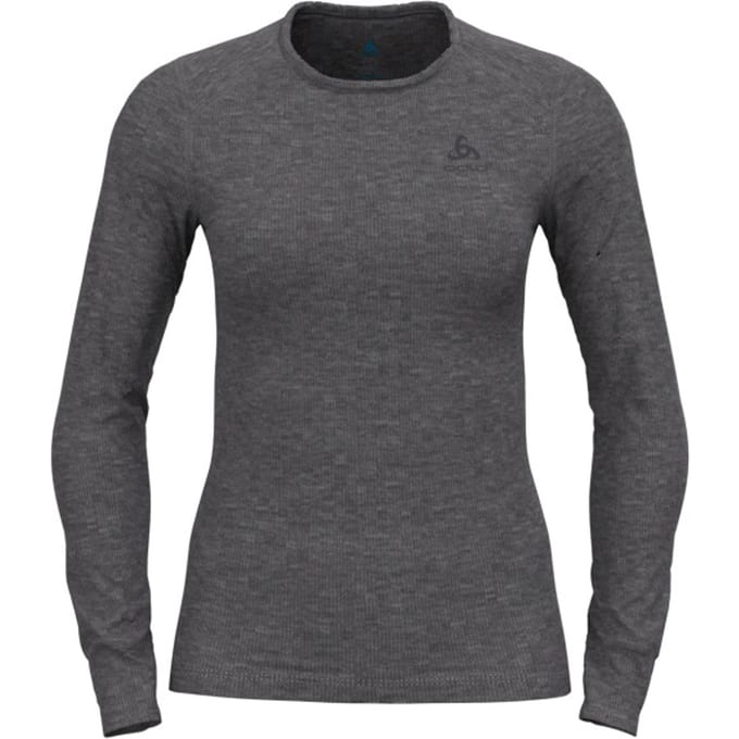 Odlo Active Warm Lange Mouw Thermoshirt Dames - Grijs - Maat XS
