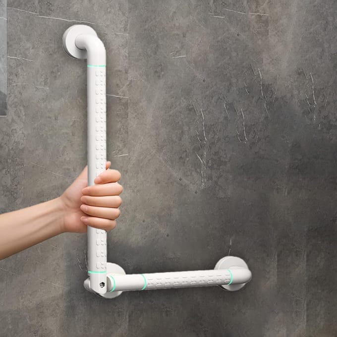 L-vormige Veiligheidsbeugel voor Douche en Badkamer met Antislip Grip
