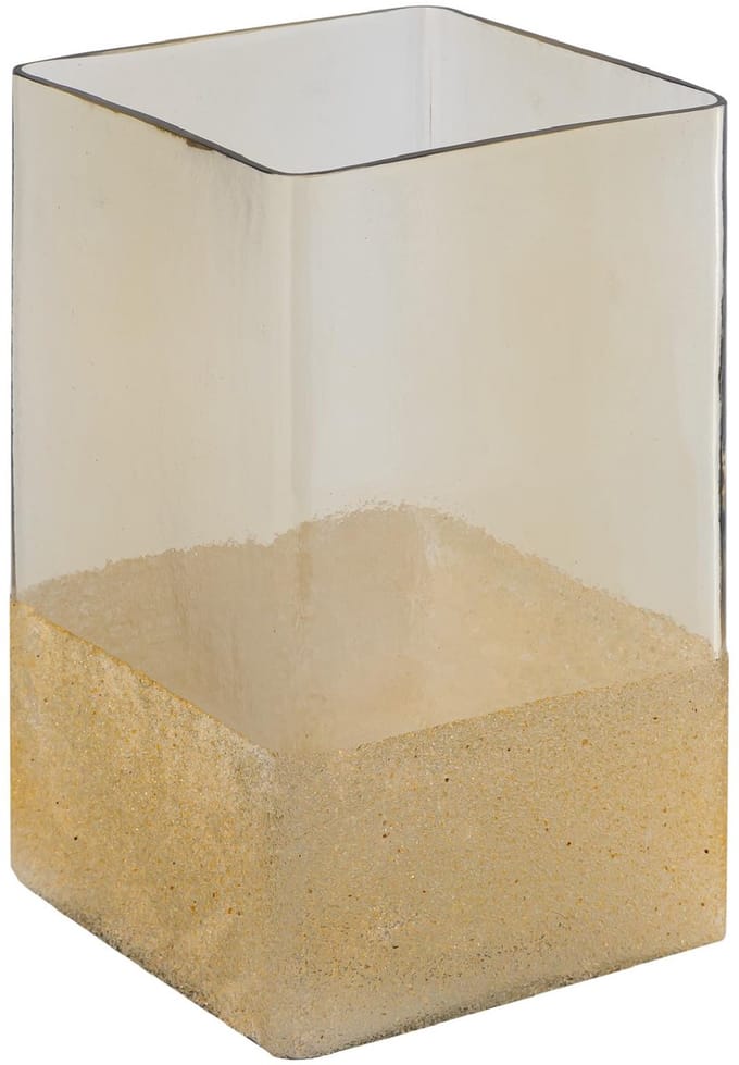 D- Waya Champagne Glass Rectangle Stormlight FrostedL