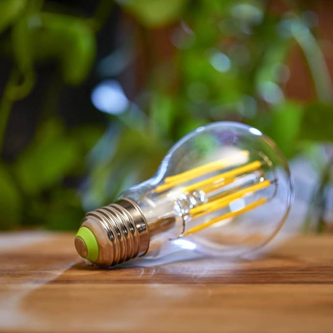 Philips Ultra Efficient LED lamp Transparant - 75 W - E27 - Koelwit licht