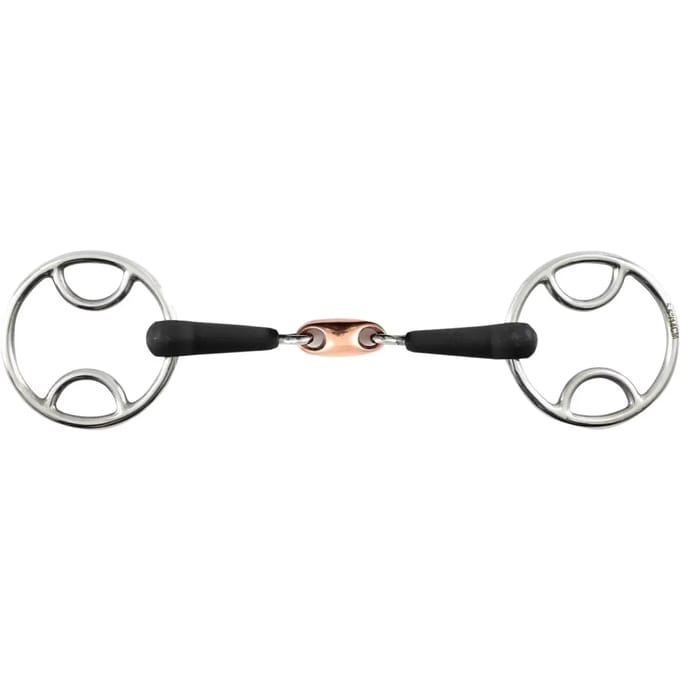 3-effecten dubbele pauze rubber kaak Premier Equine