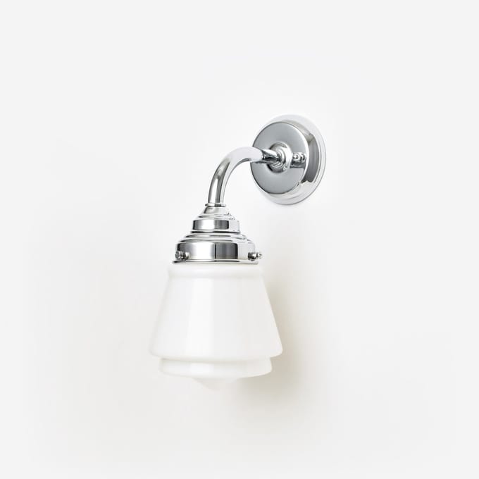Wandlamp Komeet Curve Chroom - Art Deco Trade