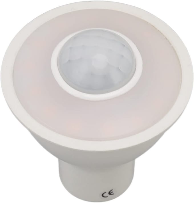 GU10 LED Spot Bewegingssensor Lamp 5W Warm Wit Licht 500LM voor Binnenverlichting