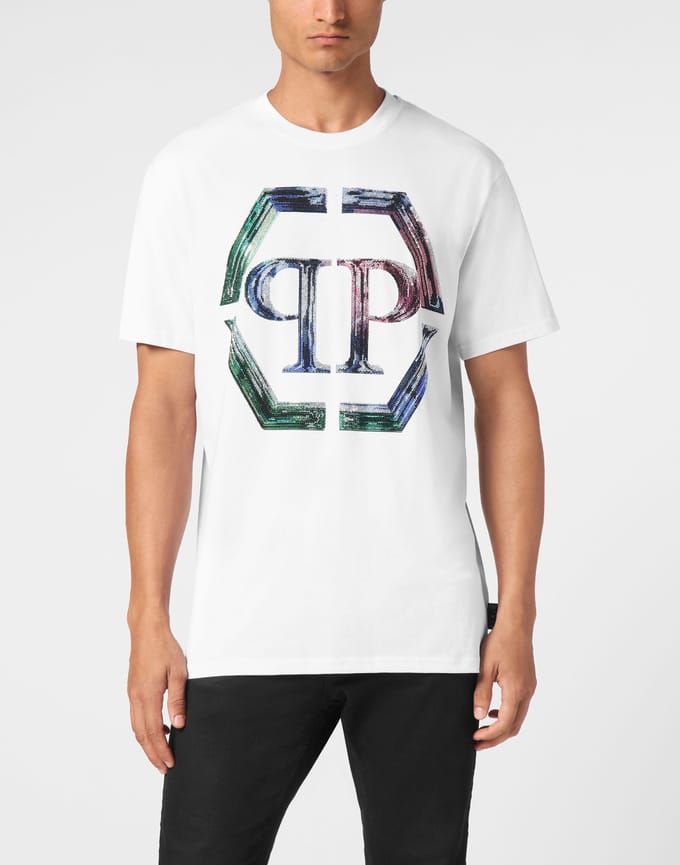 T-Shirt Ronde Hals Hexagon