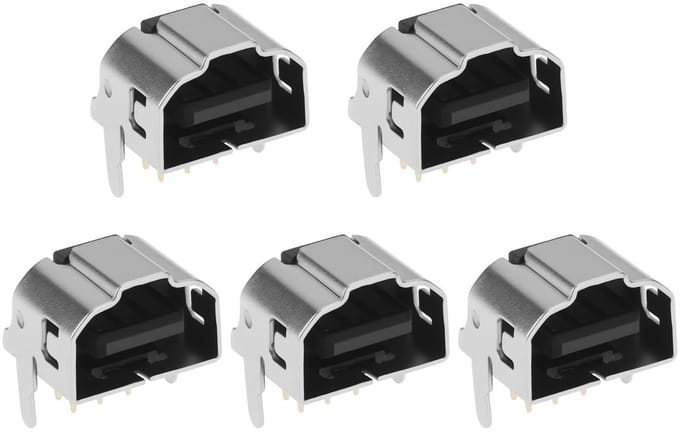 Dailygoods - 5 Stuks Link Connector Socket voor GBA SP Game Console