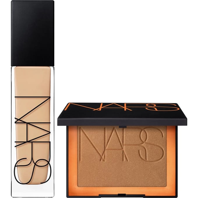 NARS Natural Longwear Foundation 30ml and NARS Blush Orgasm 4.8g Bundle (Various Shades) - Santa Fe