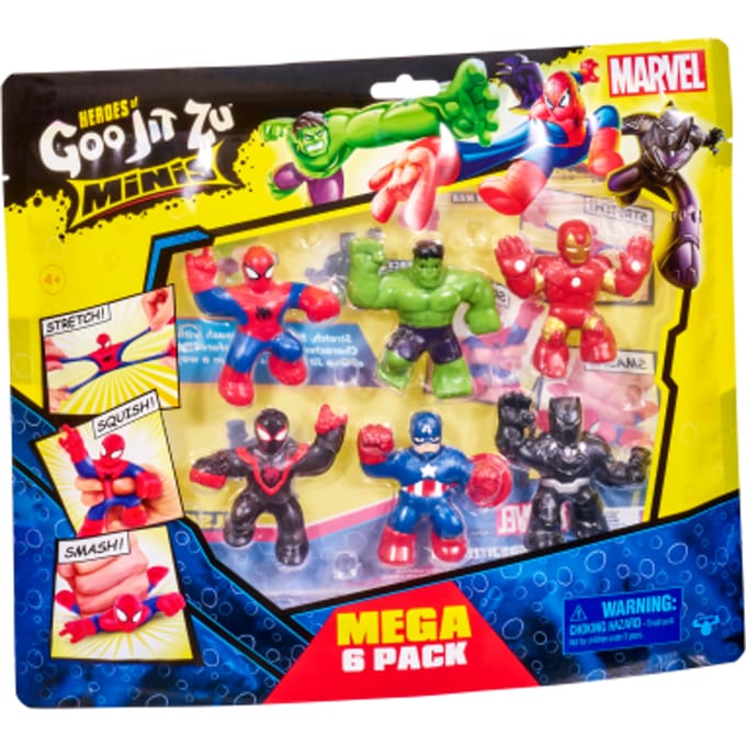 Heroes Of Goo Jit Zu Marvel Minis Mega 6-Pack