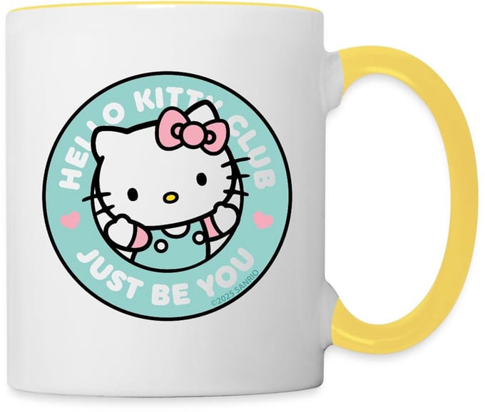 Hello Kitty Just Be You Hello Kitty Club Mok Tweekleurig