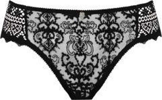 Slip-Empreinte cassioppee-Zwart-40/m