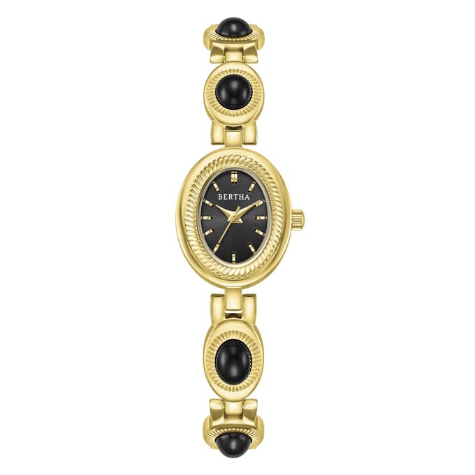 Rosalie horloge met jade armband