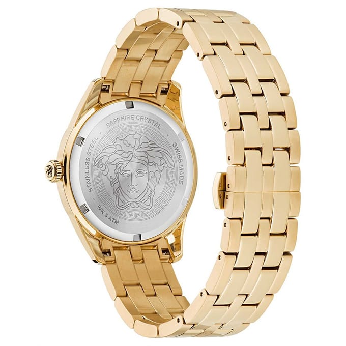 Versace VE3K00522 Greca Time herenhorloge in champagne