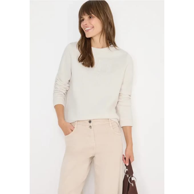 Sweater met borduursel