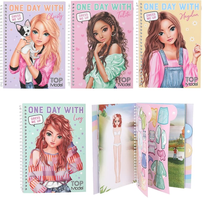 Depesche - TOPModel Dress Me Up for One Day - stickerboek - 1 stuk