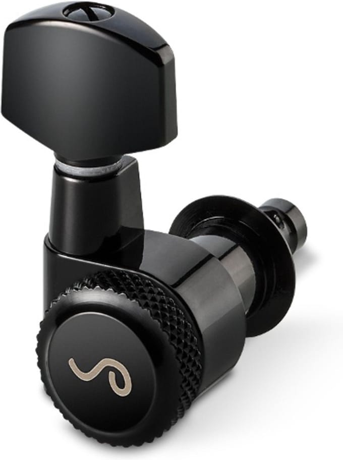 Schaller M6 Pin Locking 6L Black - Stemmechaniek voor gitaar