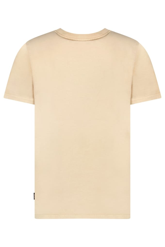 Cars Jeans Kohas Ts Sand Maat: M | Basic T-Shirts Outlet | Heren | Beige