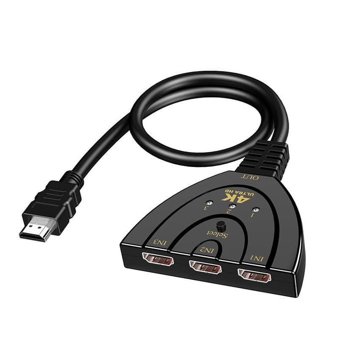 3 Input 1 Out HDMI Switcher Splitter 4K 1080P HDMI-compatibele Switch voor PS4 XBOX DVD HDTV TV Box