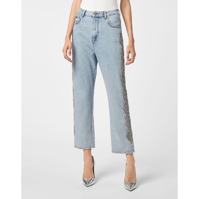 Denim Broek Losjes
