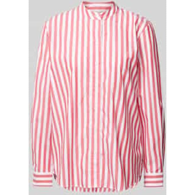 Regular fit overhemdblouse met opstaande kraag