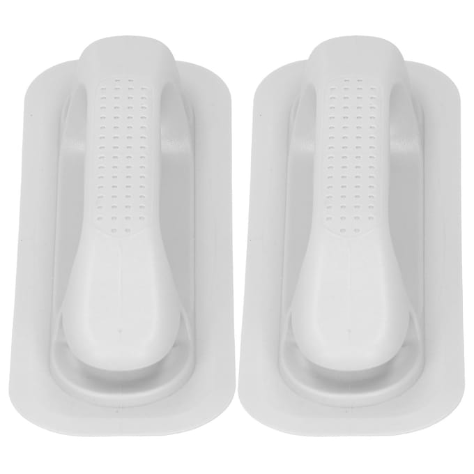 Lot de 2 rampes de canot pneumatique avec poignée perforée pour bateau de pêche à la dérive et canoë gray