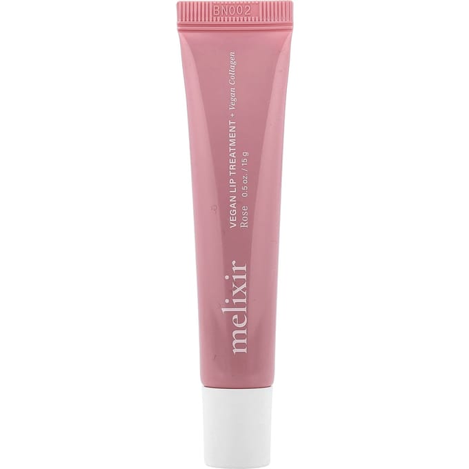 Melixir, Vegan Lip Treatment + Vegan Collageen, Roze, 2 Lotions, 15g (0,5 oz) pink