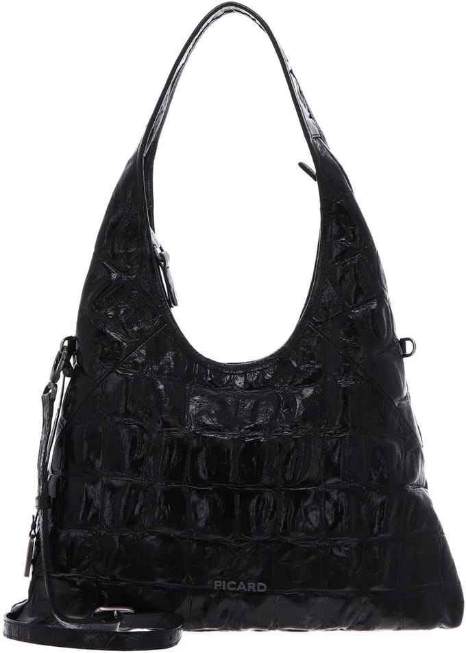 PICARD Leren schoudertas Key Largo Shopper Black zwart