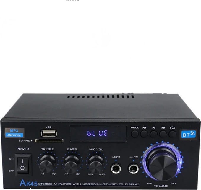 HIFI Bluetooth Power Amplifier | 800W | Digitale Versterker | Stereo Surround | Mediaspeler | Karaoke