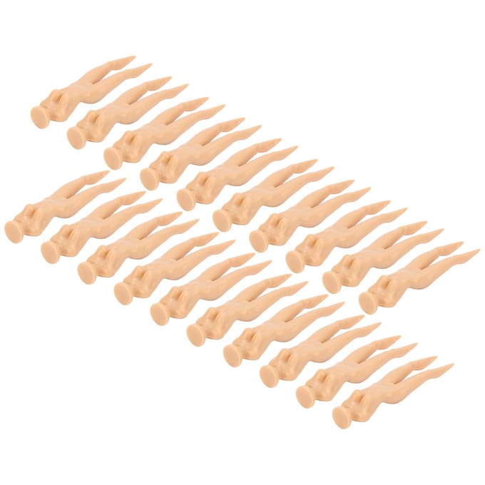 20 stuks/set Golf Beauty Tees Sexy Dameslichaam Tees Houder PE Plastic Trainingsbal Benodigdheden beige