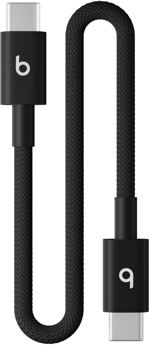 Apple Beats USB?C to USB?C Woven Short Cable (20 cm / 8 in.) - Bolt Black