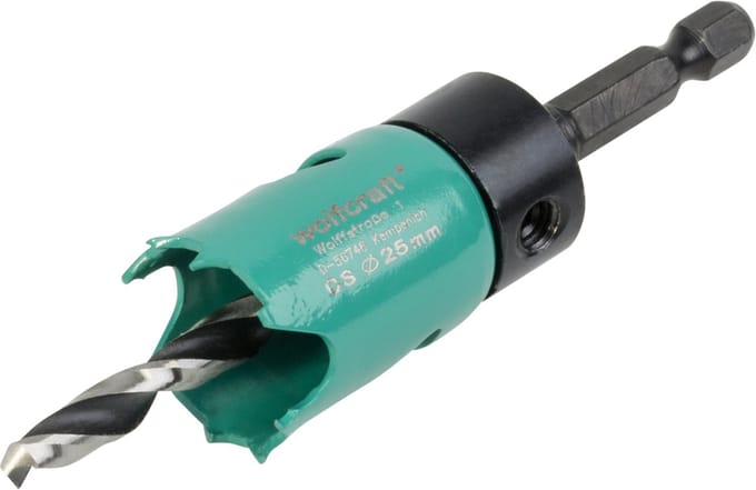 wolfcraft - Carbonstalen gatenzaag Ø 25 mm - 5963000