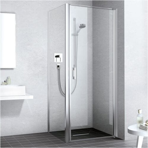 Kermi Liga swing door for shower tray 1-leaf 80 cm, stop right LI1WR080201AK