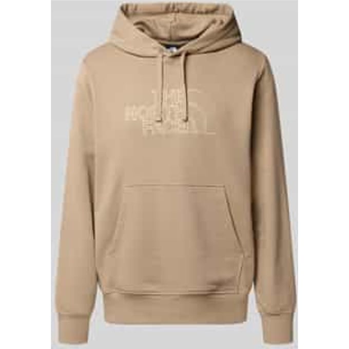 Hoodie met labelstitching