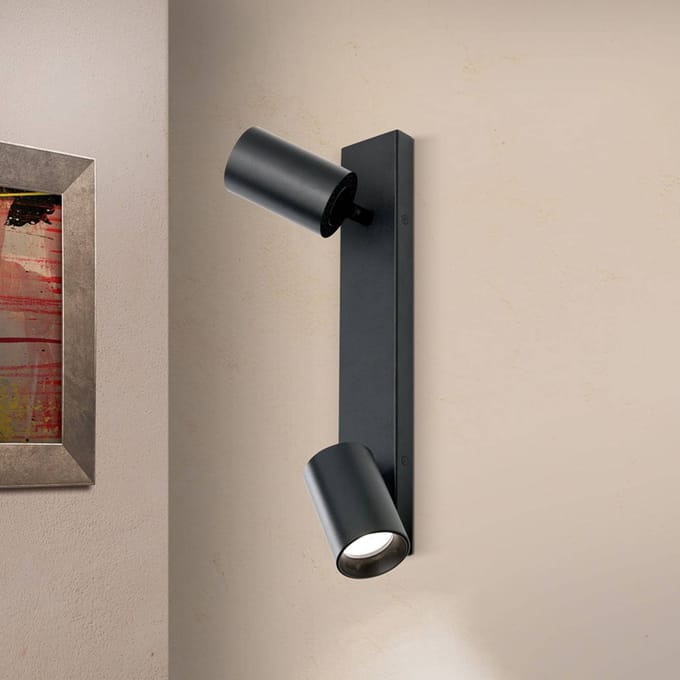 ORION Spot Sean 2-lamps, zwart