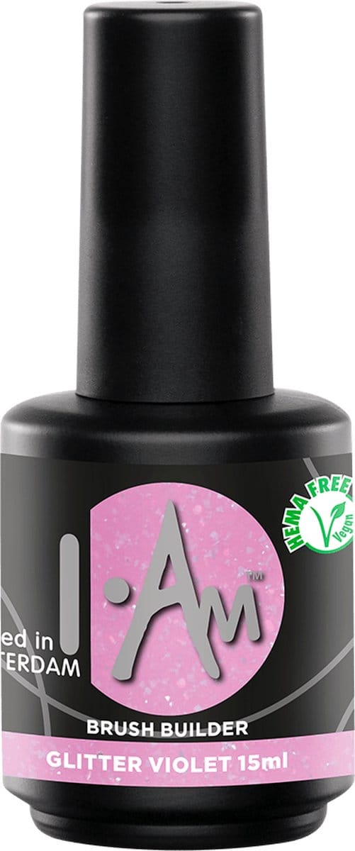 I.AM Brush Builder 15ml Glitter violet
