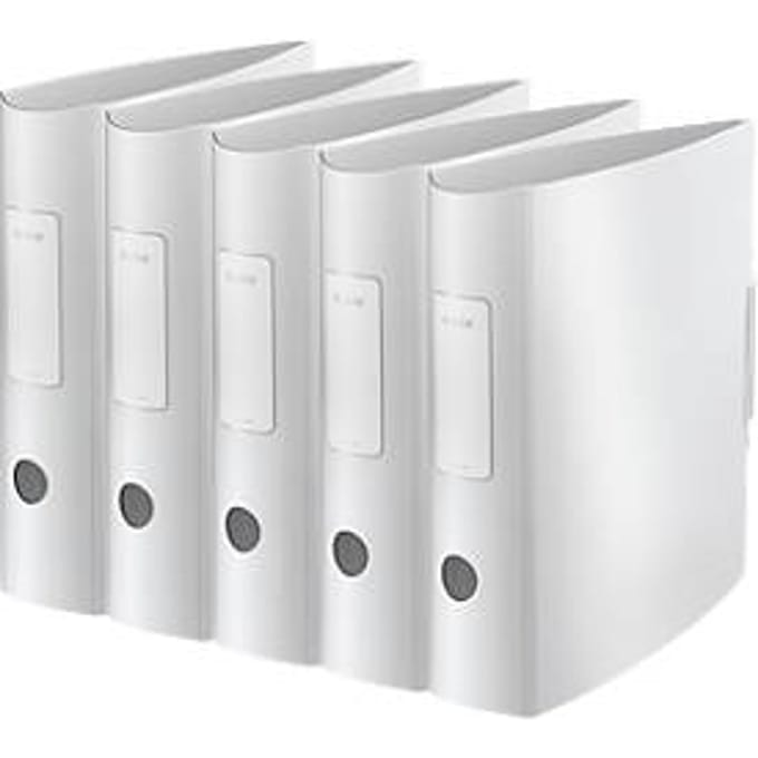 LEITZ® ordner Active Style, A4, rugbreedte 82 mm, 5 stuks, poolwit