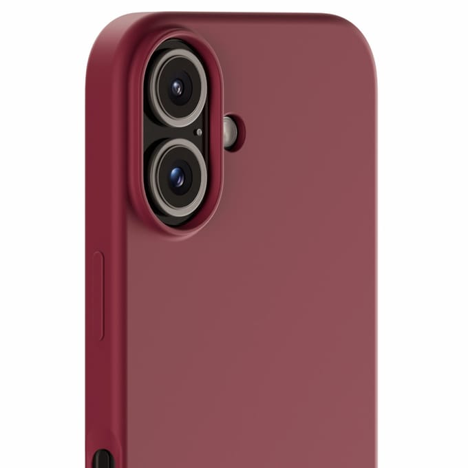 Holdit Silicone Case geschikt voor Apple iPhone 16 - Red Velvet
