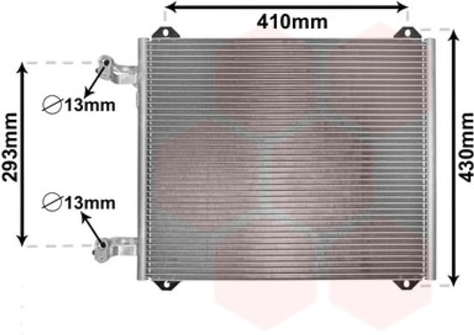 Van Wezel - LUCHTCONDENSATOR VOOR AUDI A2 8Z 2000-2005 8Z0260403B