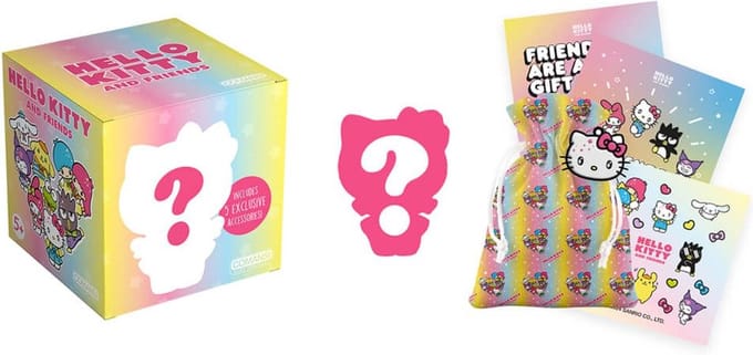 Hello Kitty and Friends Blind Box My Melody - 1 exemplaar - Inclusief 5 accessoires - Met 1 figuurtje