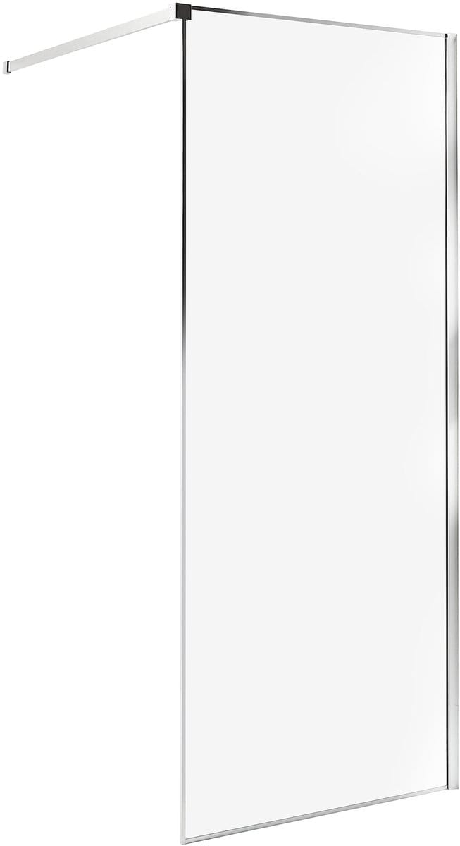 WASPAM - Douchescherm - Zilver - 80 x 190 cm - Veiligheidsglas