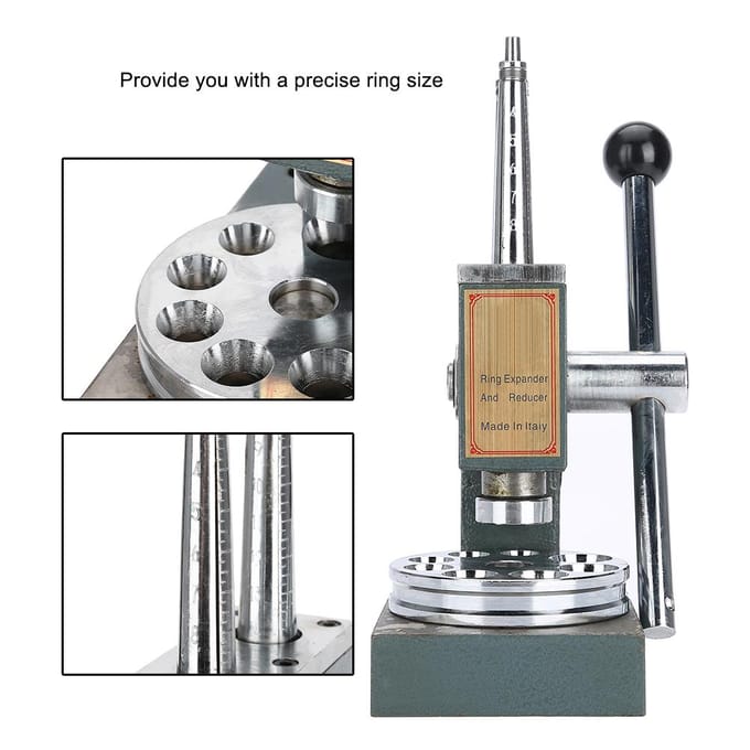 Professionele Ring Opspanner Verkleiner Vergroter Maataanpassing Reparatiegereedschap zwart