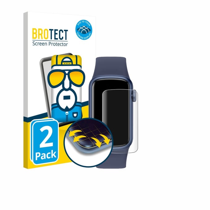 BROTECT - Screenprotector voor Imfrchcs B6 1.47" - Folie Beschermfolie transparant volledig dekking - 2 Stuks