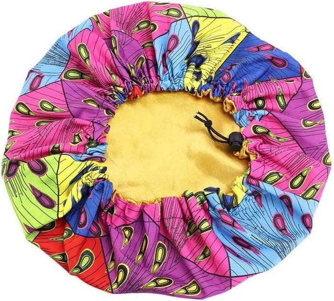 Slaapmuts Dames - Nachtmuts Haar Tulband - Bescherming Haar - Dubbellaags Verstelbaar - 36 cm Diameter - Meerdere Kleuren