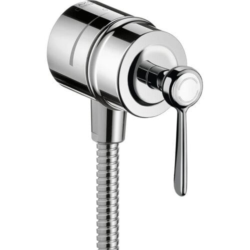 AXOR Montreux Fixfit Stop hose connector with shut-off valve and lever handle 16883000