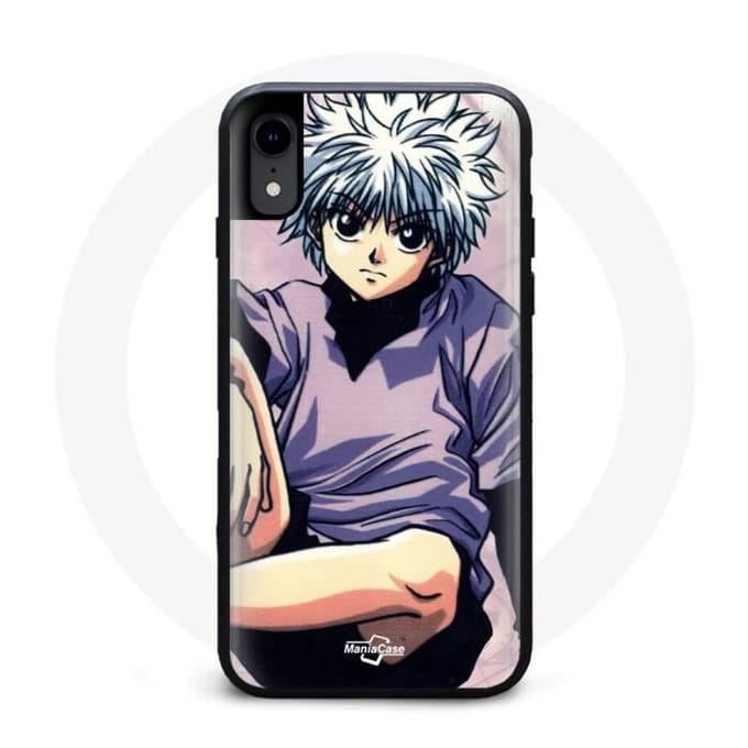 Coque pour Iphone XS Max Killua Zoldyck Hunter x Hunter flash Anime