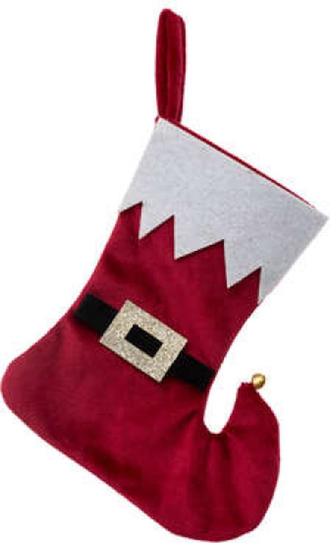 Fééric Lights and Christmas Kerstsok - 14x16cm - Rood