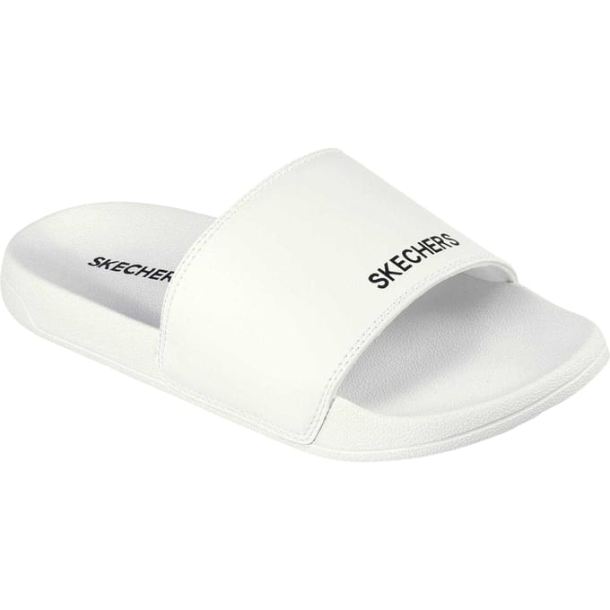 Skechers Heren Sidelines 2 Lichtgewicht Slippers (Wit/Zwart)