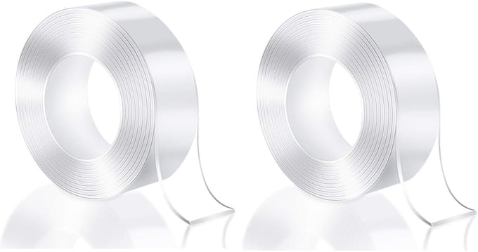 Herbruikbare dubbelzijdige nanotape 5 meter