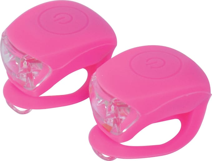 Dresco Siliconen Roze Fietsverlichting