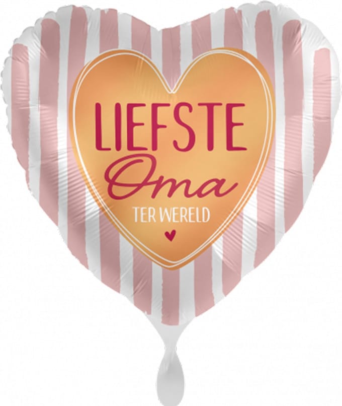 Folieballon - Liefste Oma ter Wereld