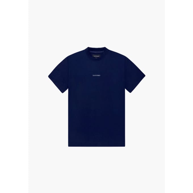 Black Donkey Zeus t-shirt i dark blue/white