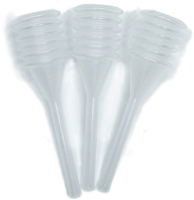 Herbruikbare mini pipetten – set van 3 – 6,4 cm lang – voor oliën en navulling – 3BMT®